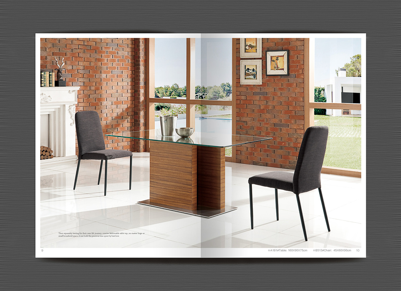 桐邦现代家具餐台椅系列 2016年3月产品画册精选