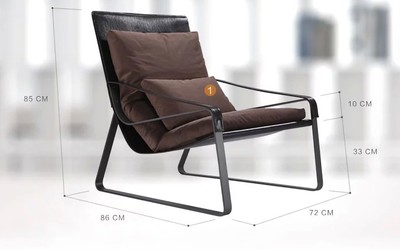 现代家居的舒适哲学 品味咖啡色绒布单人椅的松弛美学